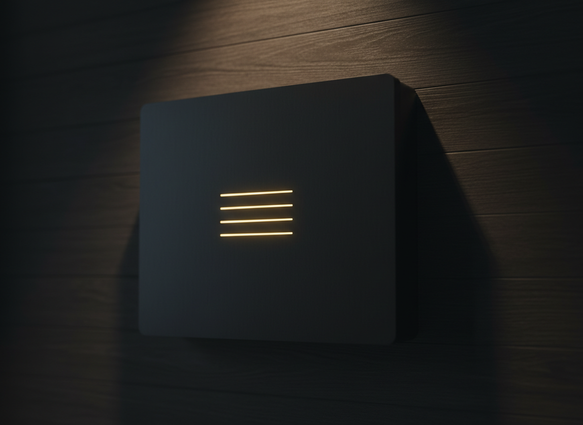 Fail-safe backup power panel with status lighting